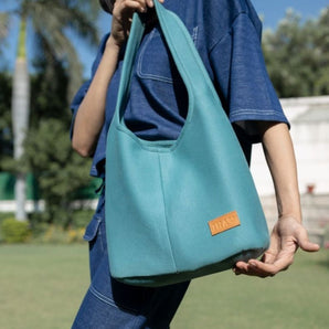 Sea green Fleece bags